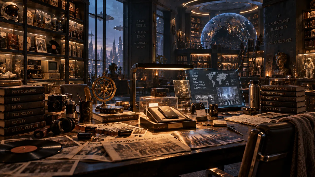 A future archive studying the photographs, media, technology and daily life of our civilization.